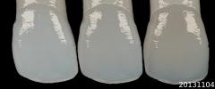 Enamel with various translucencies