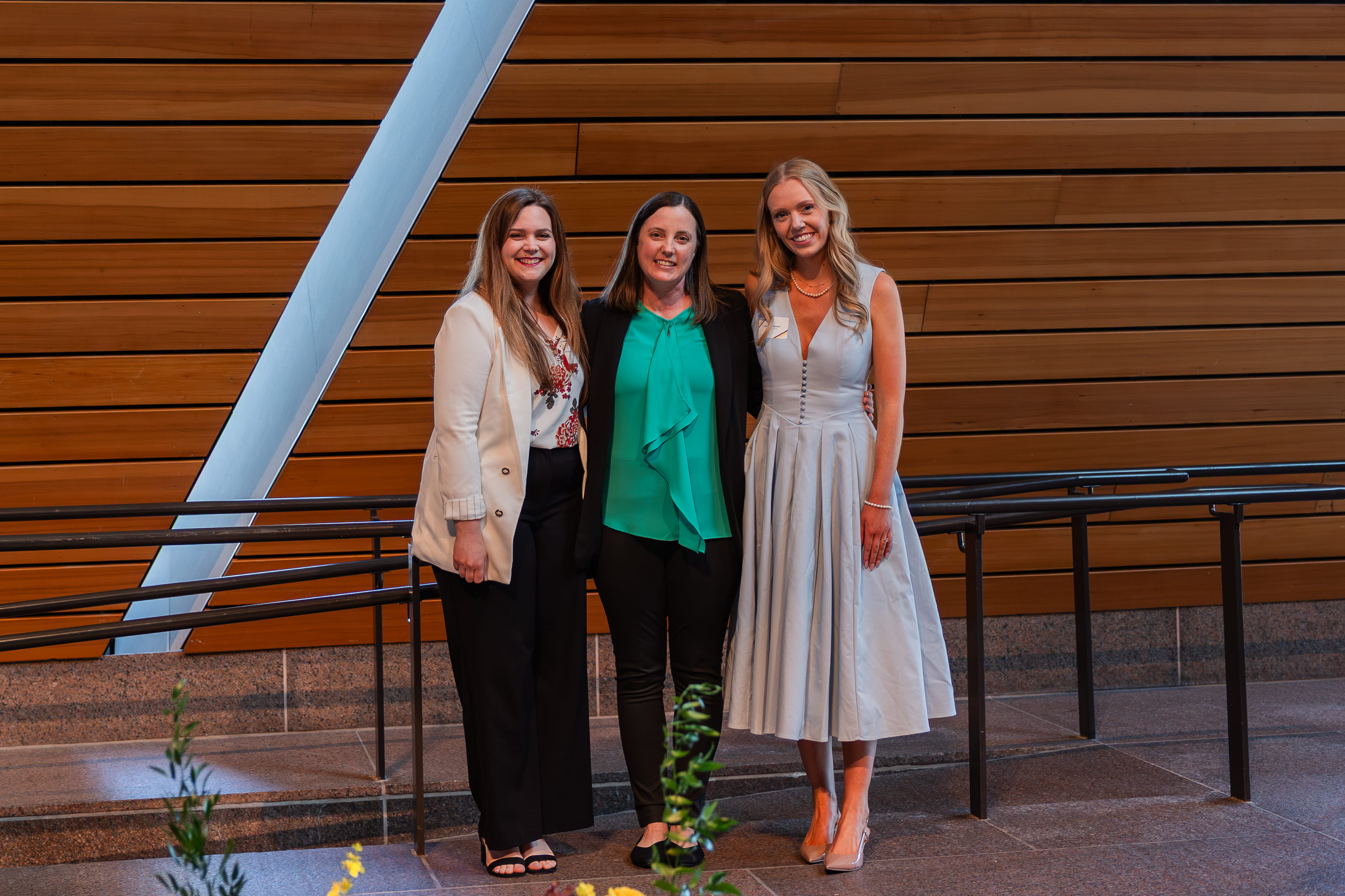 Orthodontics awardees pose with Amy Tasca