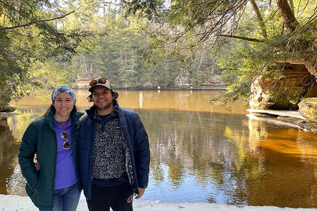 Emily Wick, DDS '21 and Pedro Lopez Vega, DT '24