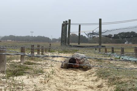 Stanislas Ogokeh at military training