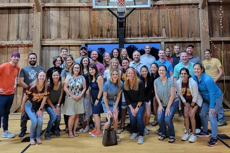 Members of the DDS Class of 2012 at their 2022 reunion