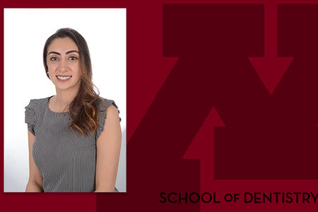 Headshot of Maram Taema on a branded background