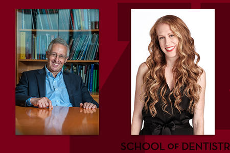 Headshots of Gary Anderson and Katrina Sanders on a branded background
