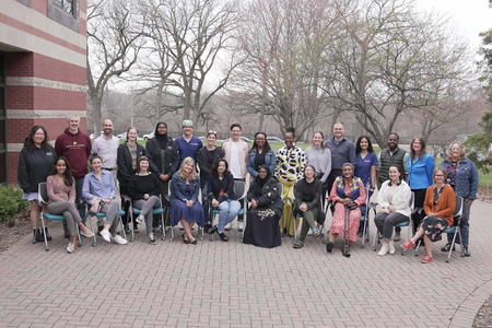 A group of MNLEND fellows poses for a photo