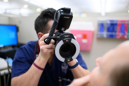 Oral Health Clinical Research Center takes a photo
