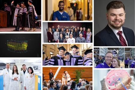 Collage of images from top news stories