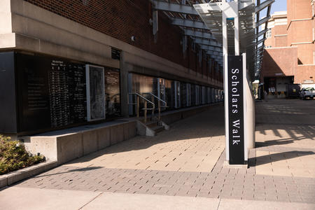 Image of Scholars Walk path.