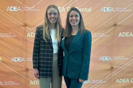 Susie Wold and Libby Isaacson at ADEA conference