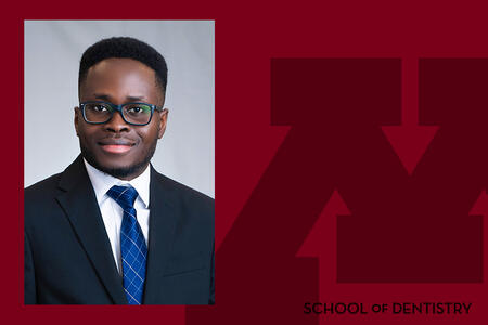 Headshot of Seun Oginni on a branded background