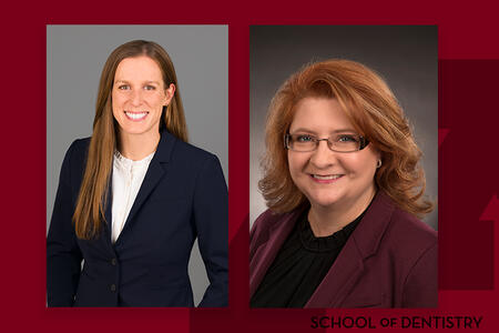 Headshots of Katie Divine and Kandis Garland on a branded background