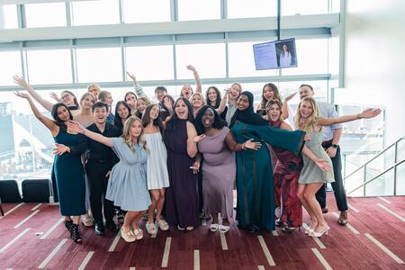 Dental Hygiene Class of 2026 celebrates in a group photo