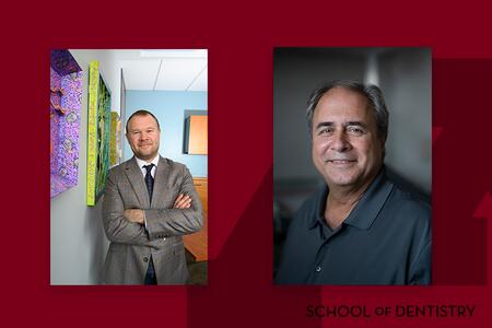 Headshots of Donald Nixdorf and Don Simone on a branded background