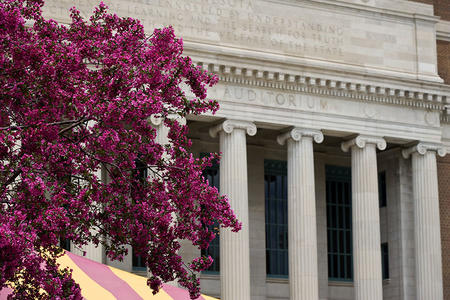 Graduation Outside Northrup Auditorium