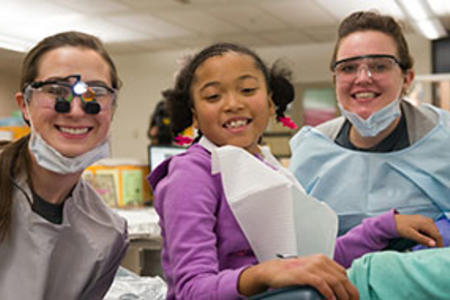 School of Dentistry students volunteer at Give Kids a Smile Day 1