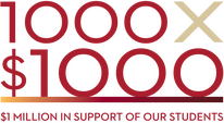 1000x$1000 - $1 million in support of our students