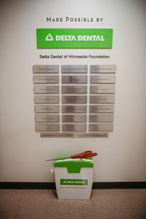 Delta Dental donor wall