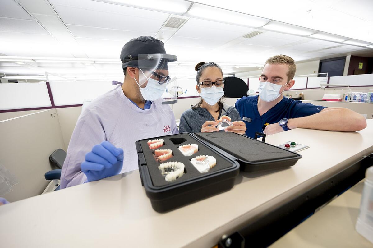 Prosthodontics residents and faculty discuss dental implant options