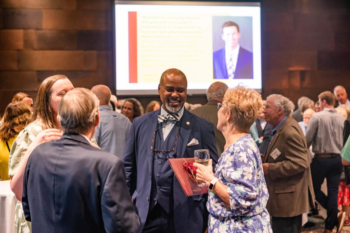 Dr. Keith A Mays and donors at the Celebration of Donors 2023