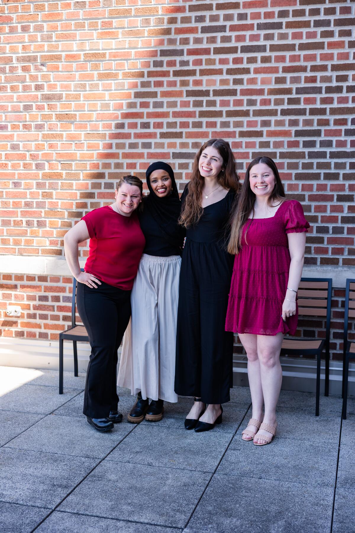 Graduating female dental therapists