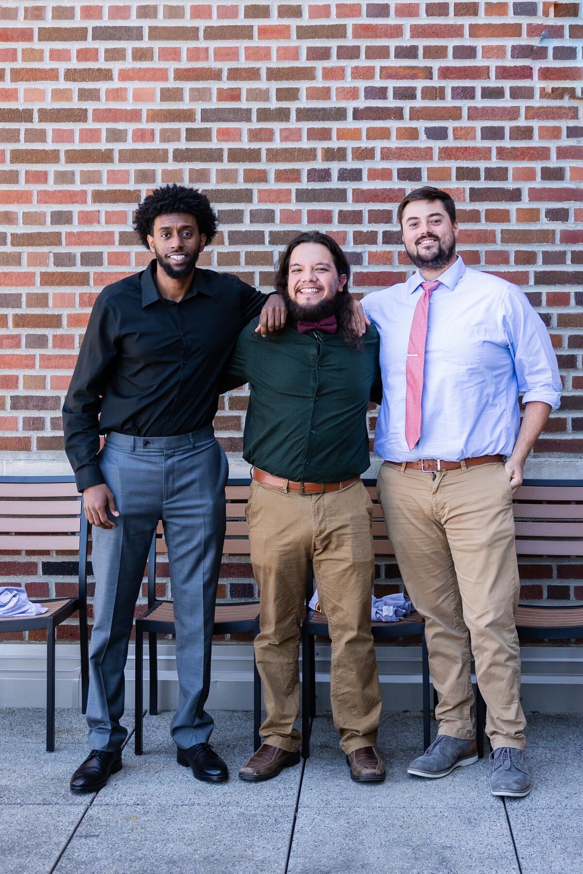 Graduating male dental therapists