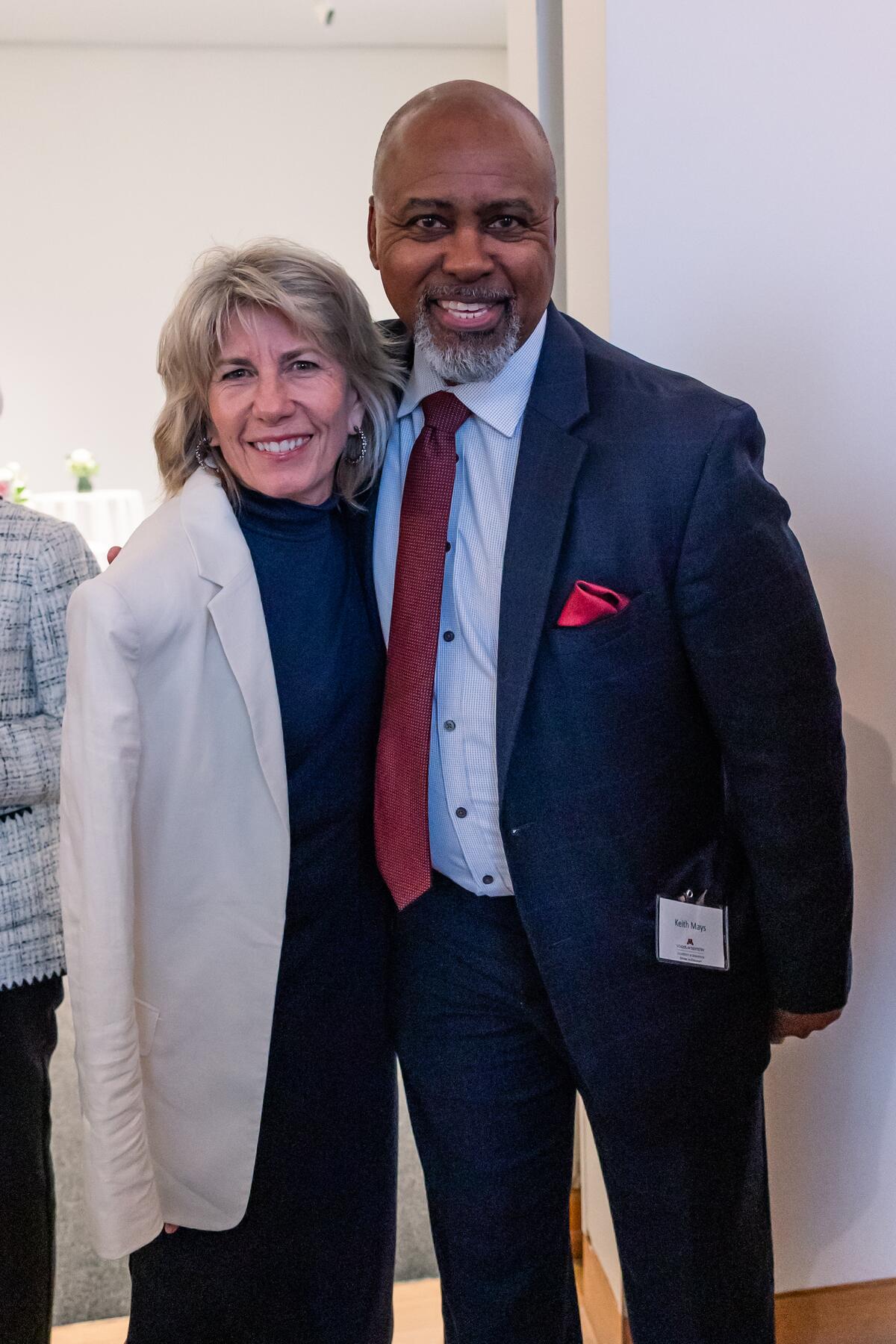 Dean Mays with Jill Stoltenberg
