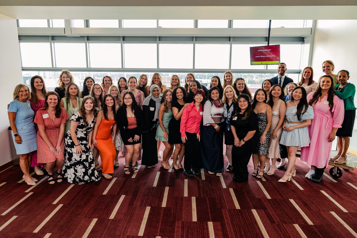 Group photo of Dental Hygiene Class of 2024 and Dental Hygiene faculty