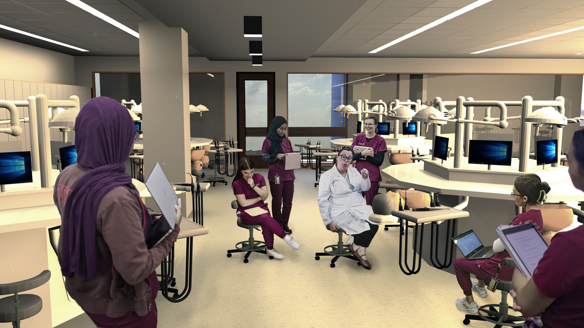 rendering of fourth floor preclinical