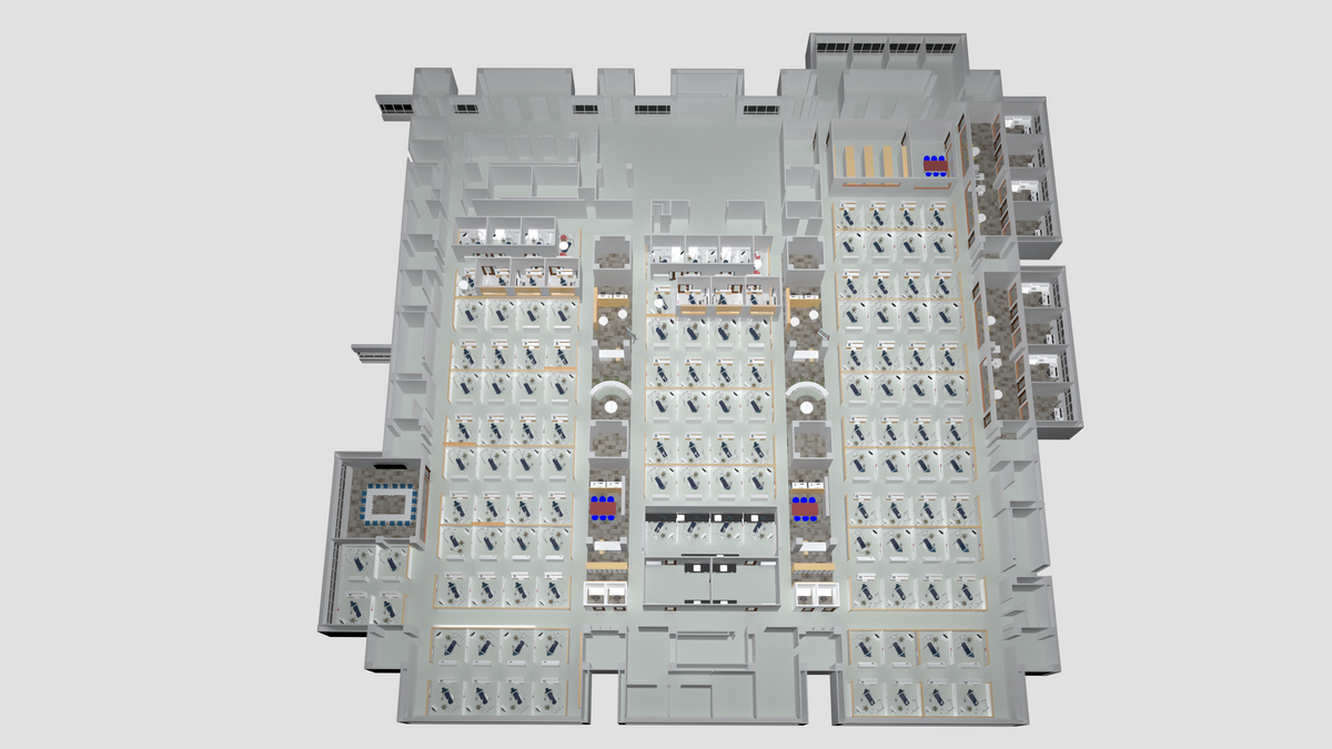 rendering of entire eighth floor