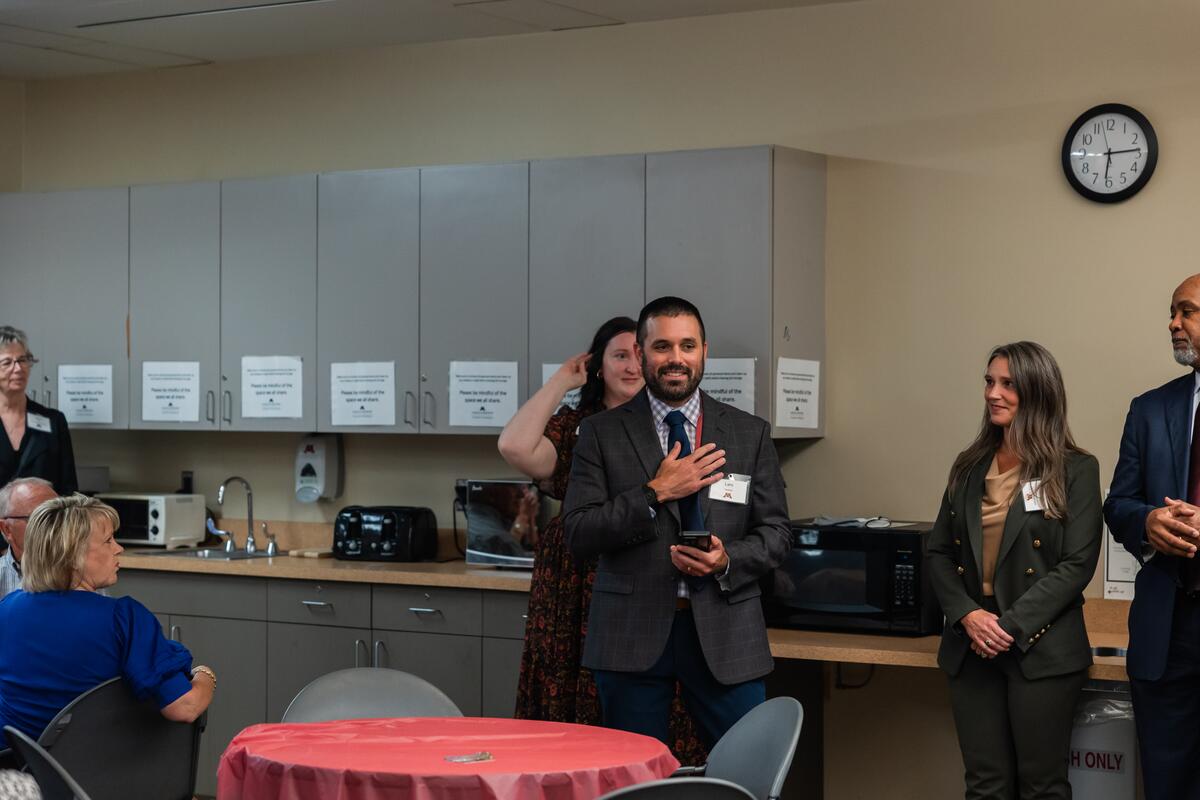 Gaalaas speaks at OMRIC Reception