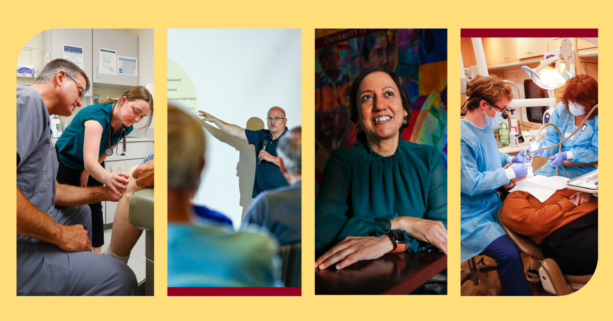 Community engagement for a healthier Minnesota graphic with patients and providers