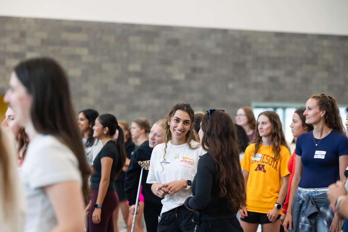 DDS students participate in icebreakers