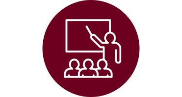 Person giving a lecture
