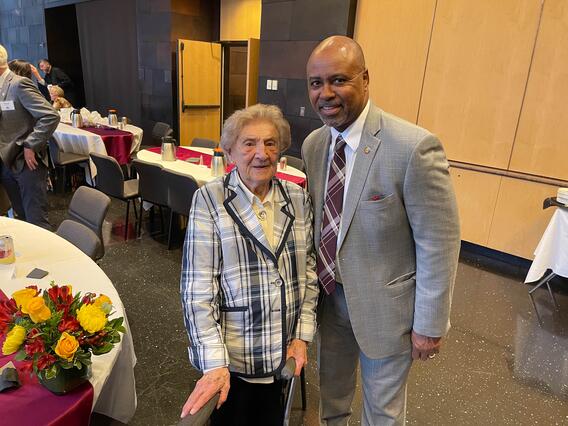 Anna Hampel and Dr. Keith A Mays