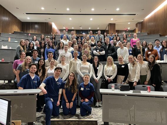 Group shot of Mini Dental School attendees
