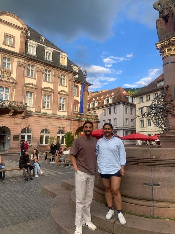 Tade and Dhaliwal together in Heidelberg