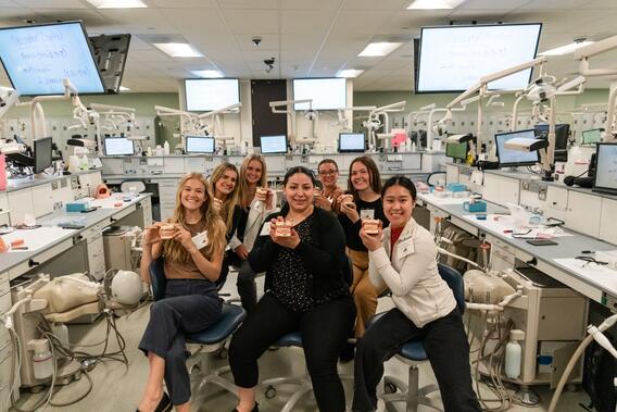 Discover Dental School students in preclinic