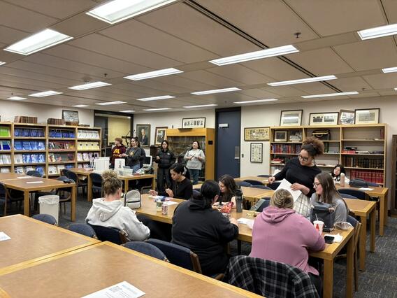 Students participate in music and mindfulness event