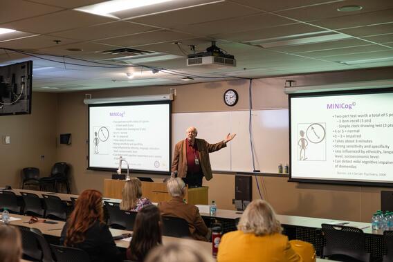 Stephen Shuman presents a Continuing Education lecture