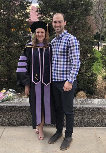 Amy Full at graduation