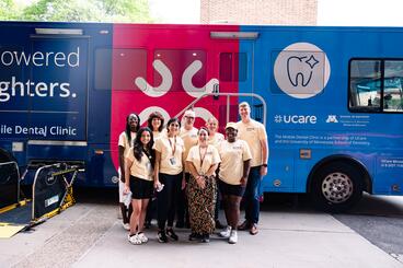 Group shot of Mobile Dental Clinic staff