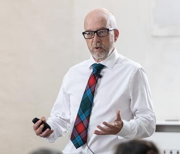 Paul Jardine lecturing