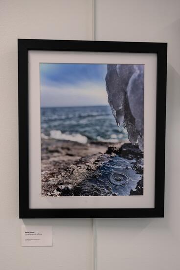 Keta Desai artwork of beach scene.