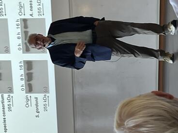 Herzberg presenting