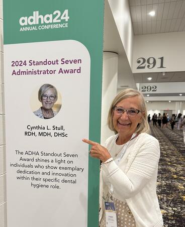 Cyndee Stull at American Dental Hygienists’ Association Conference ADHA 2024