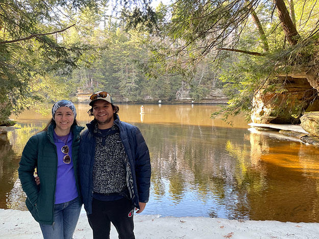 Emily Wick, DDS '21 and Pedro Lopez Vega, DT '24