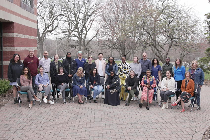 A group of MNLEND fellows poses for a photo