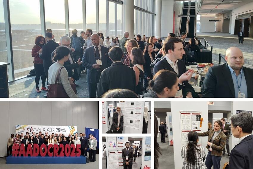 Collage of photos from AADOCR