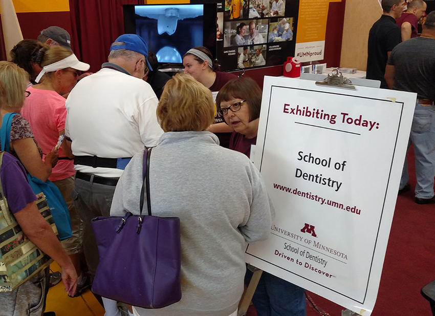 The School of Dentistry at the 2016 Minnesota State Fair