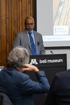 Dean Keith Mays speaks at the MDRCBB 30th anniversary event