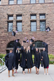 Dental Therapy Class of 2023 tosses their caps